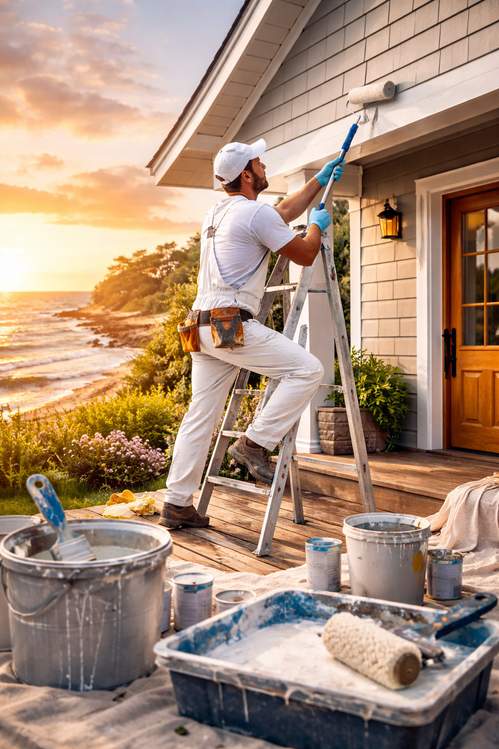 Exterior Painting Service in Belmont