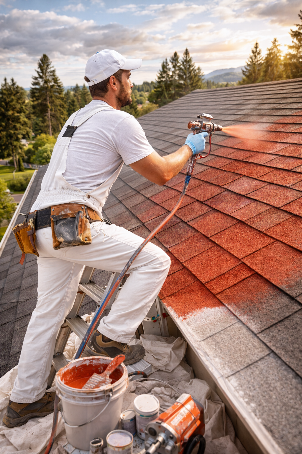 Roof Painting Services in Belmont