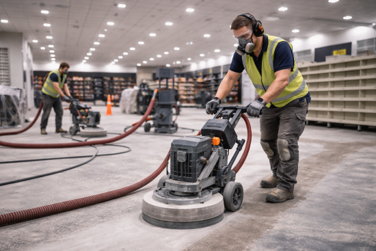 Commercial Floor Grinding Service in Belmont