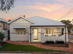 renovated house with freshly painted exterior in Perth
