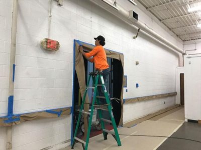 Surface preparation for commercial painting in Perth
