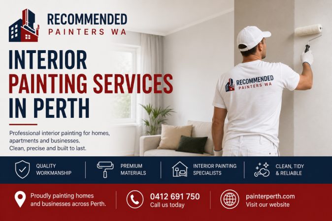 Professional interior painting services in Perth by Recommended Painters WA