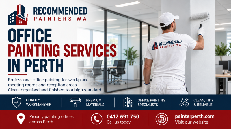 Recommended Painters WA office painting services in Perth