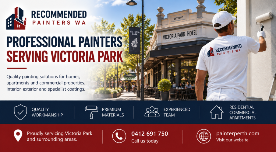 Recommended Painters WA providing professional painting services in Victoria Park WA